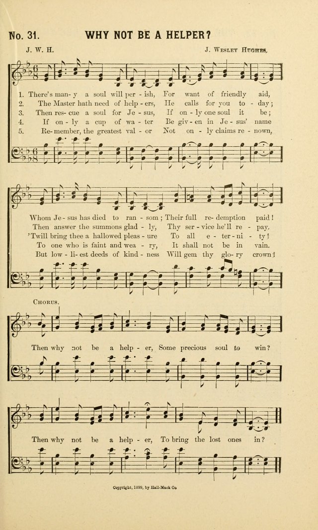 New Songs of the Gospel: for use in all religious meetings page 31