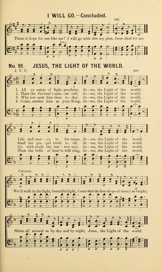 New Songs of the Gospel: for use in all religious meetings page 89