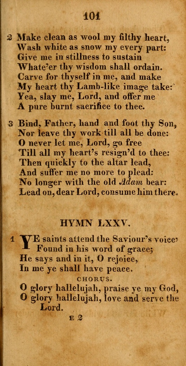 A New Selection of Hymns: compiled from various authors: with a number of original hymns that have never before appeared in print page 101