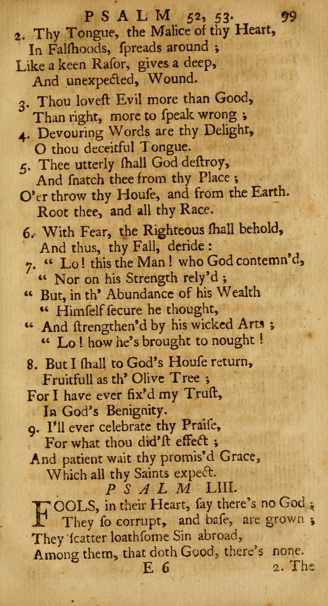 A New Version of the Psalms of David: Fitted to the Tunes Used in the Churches, With Several Hymns Out of the Old, and New, Testament page 108