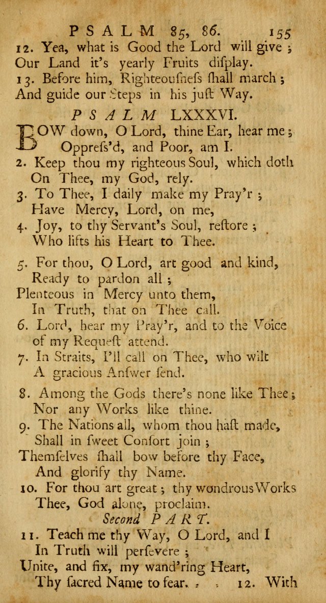 A New Version of the Psalms of David: Fitted to the Tunes Used in the Churches, With Several Hymns Out of the Old, and New, Testament page 164