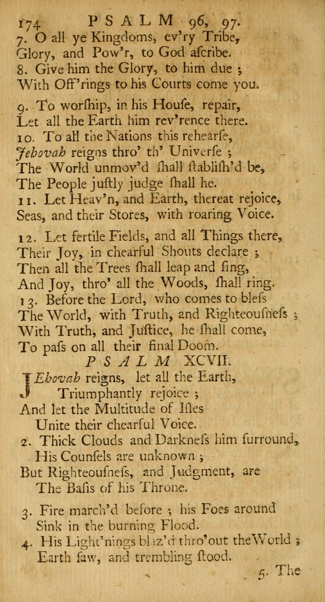 A New Version of the Psalms of David: Fitted to the Tunes Used in the Churches, With Several Hymns Out of the Old, and New, Testament page 183