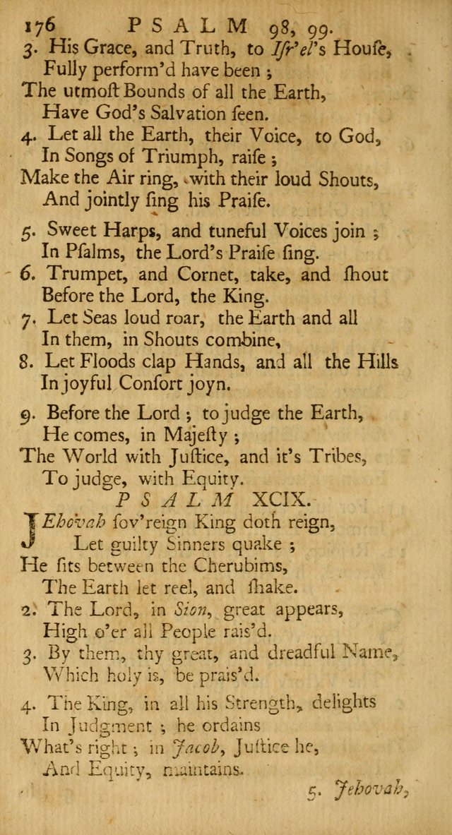 A New Version of the Psalms of David: Fitted to the Tunes Used in the Churches, With Several Hymns Out of the Old, and New, Testament page 185