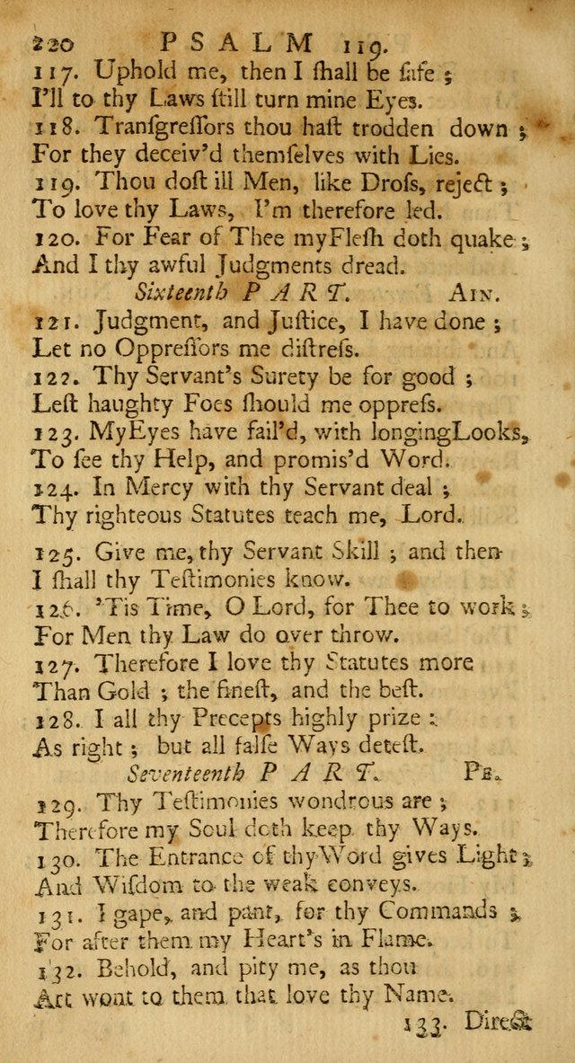 A New Version of the Psalms of David: Fitted to the Tunes Used in the Churches, With Several Hymns Out of the Old, and New, Testament page 231