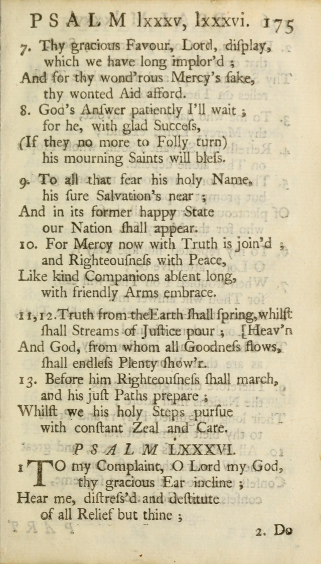 A New Version of the Psalms of David: Fitted to the Tunes Used in Churches page 175