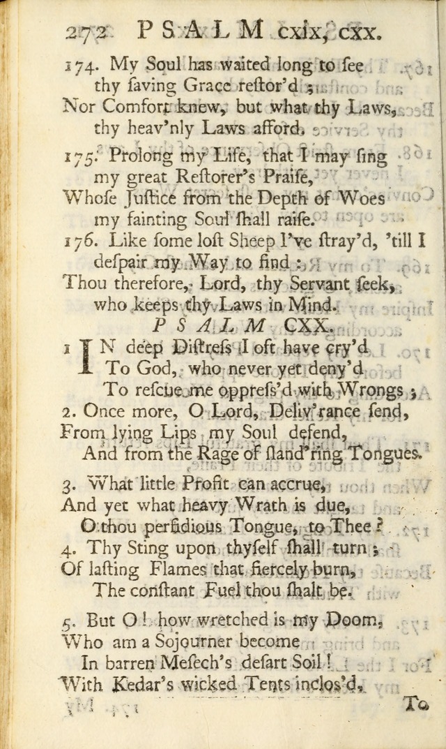 A New Version of the Psalms of David: Fitted to the Tunes Used in Churches page 272