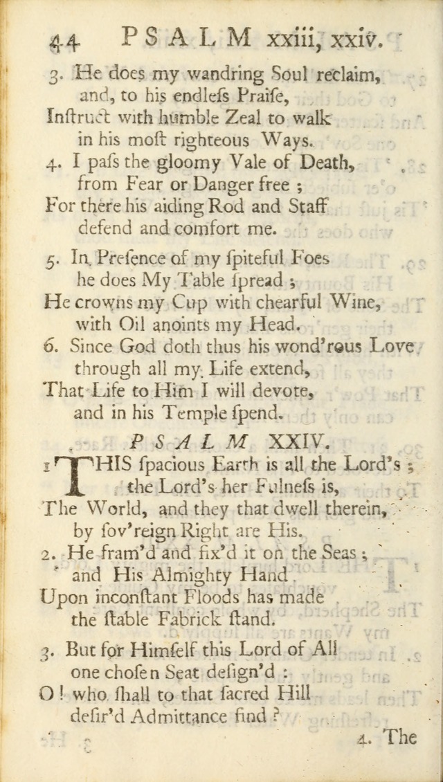 A New Version of the Psalms of David: Fitted to the Tunes Used in Churches page 44