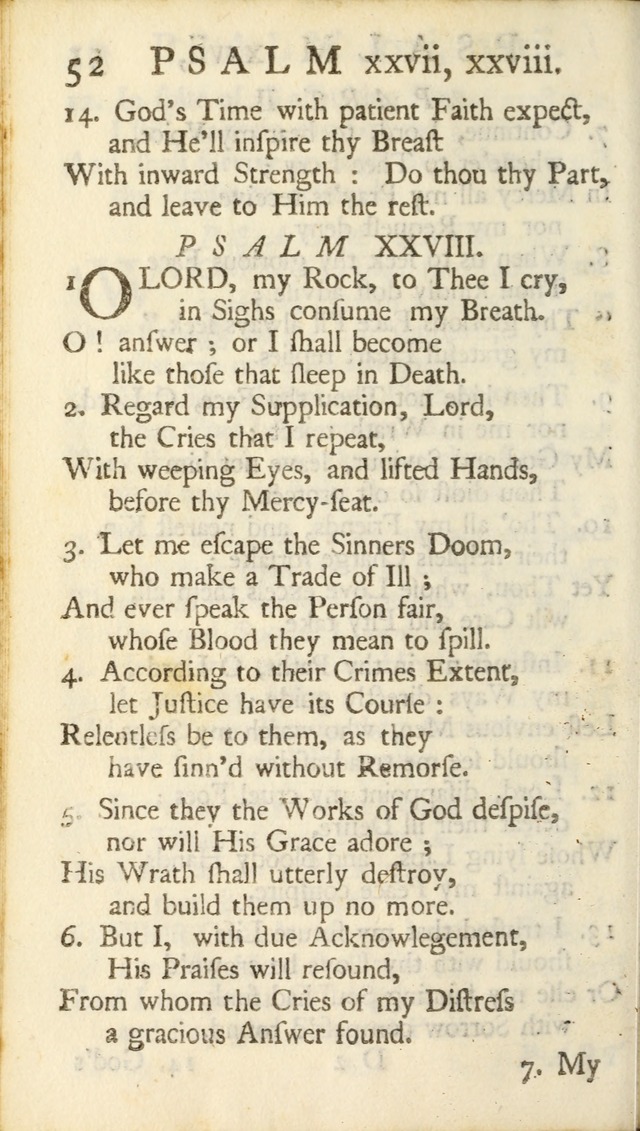 A New Version of the Psalms of David: Fitted to the Tunes Used in Churches page 52