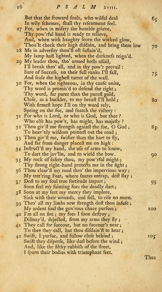 New Version of the Psalms of David page 16