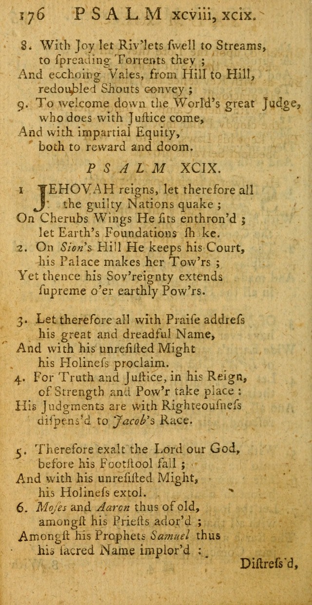 A New Version of the Psalms of David: fitted to the Tunes used in Churches page 176