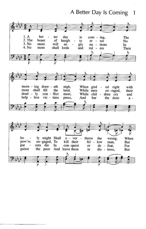 New Wine In Old Wineskins: a contemporary congregational song supplement (Vol. 1) page 1