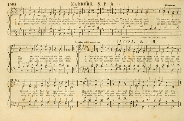 The New York Choralist: a new and copious collection of Psalm and hymn tunes adapted to all the various metres in general use with a large variety of anthems and set pieces page 186