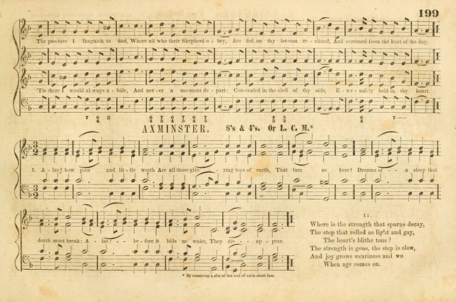 The New York Choralist: a new and copious collection of Psalm and hymn tunes adapted to all the various metres in general use with a large variety of anthems and set pieces page 199