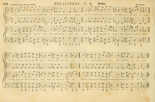 The New York Choralist: a new and copious collection of Psalm and hymn tunes adapted to all the various metres in general use with a large variety of anthems and set pieces page 90
