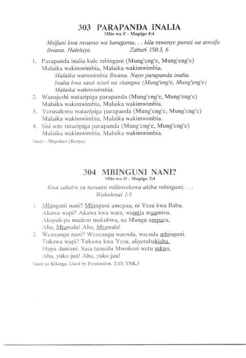 Nyimbo Za Imani Yetu page 155