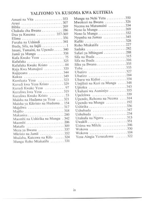 Nyimbo Za Imani Yetu page 187