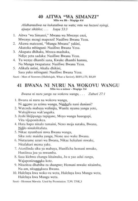 Nyimbo Za Imani Yetu page 22
