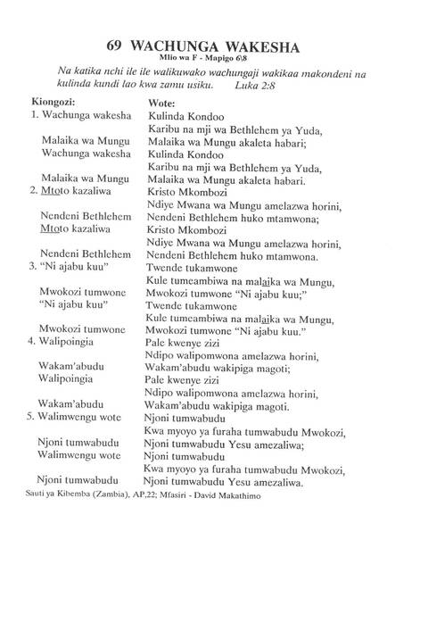 Nyimbo Za Imani Yetu page 38