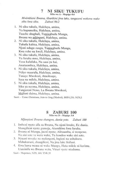 Nyimbo Za Imani Yetu page 4