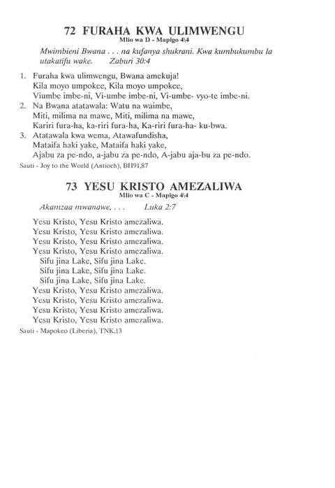 Nyimbo Za Imani Yetu page 40