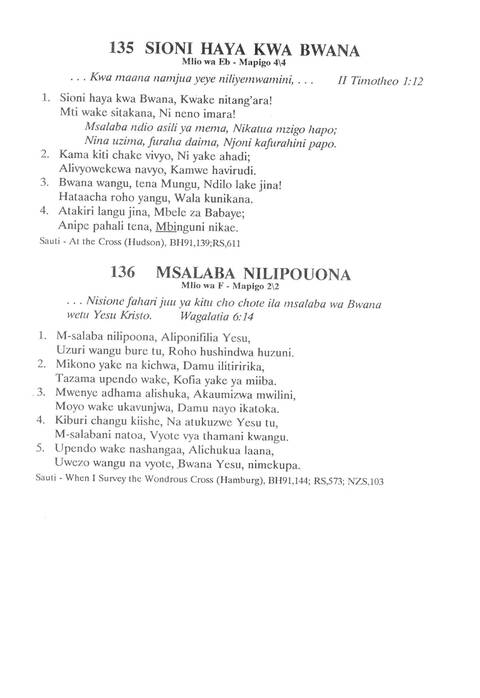 Nyimbo Za Imani Yetu page 74