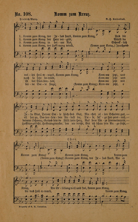 Neue Zions-Lieder page 108