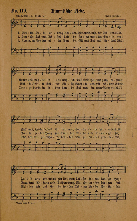 Neue Zions-Lieder page 119