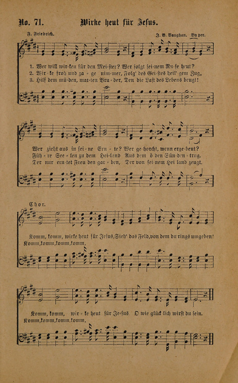 Neue Zions-Lieder page 71