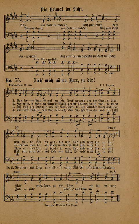 Neue Zions-Lieder page 75