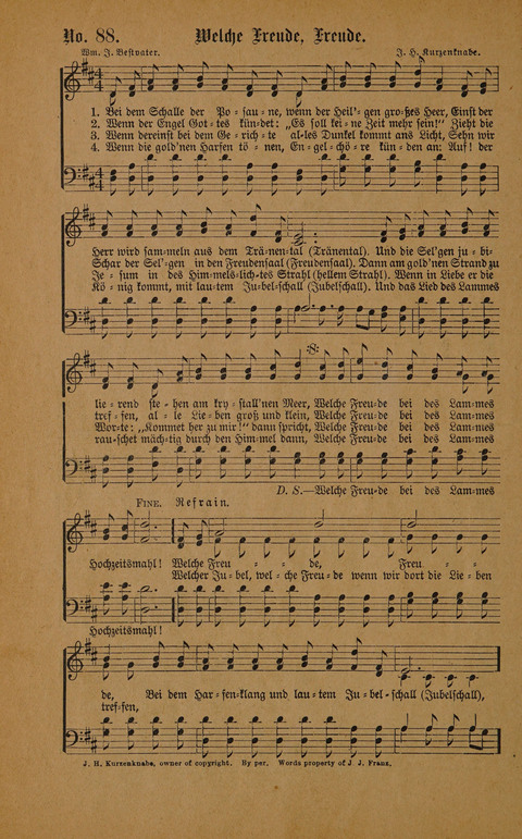 Neue Zions-Lieder page 88