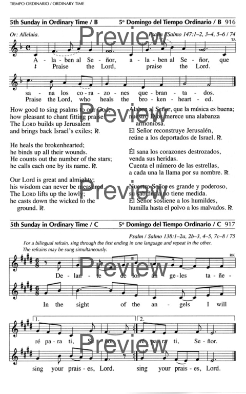 Oramos Cantando = We Pray In Song page 1024