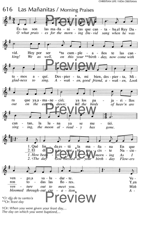 Oramos Cantando = We Pray In Song page 655