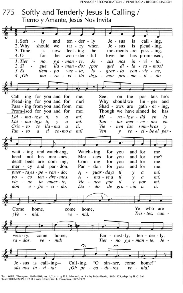 Oramos Cantando = We Pray In Song page 897
