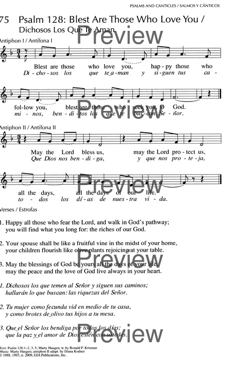 Oramos Cantando = We Pray In Song page 92