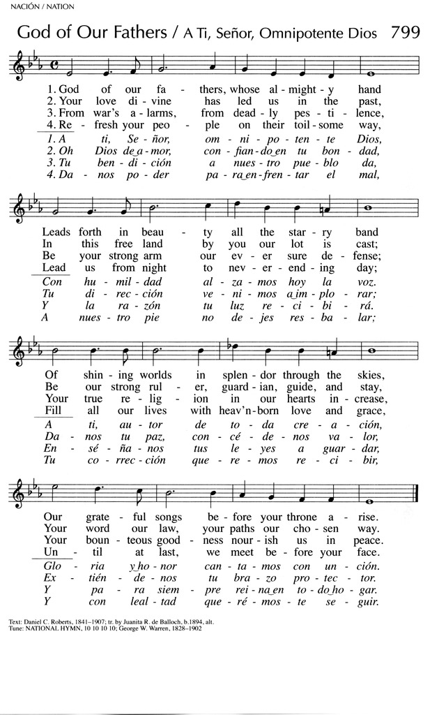 Oramos Cantando = We Pray In Song page 928