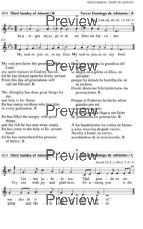 Oramos Cantando = We Pray In Song page 937