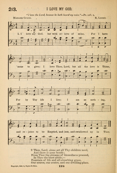 Our Glad Hosanna: for the service of Song in the Sunday School, the Social Gathering, and the Prayer Meeting page 118