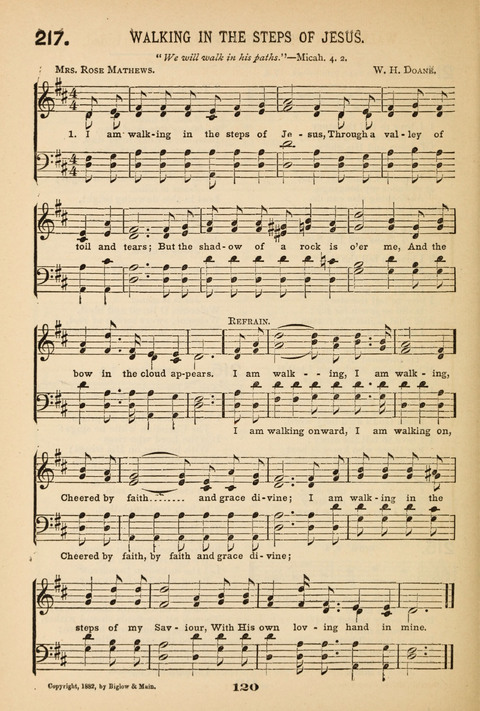 Our Glad Hosanna: for the service of Song in the Sunday School, the Social Gathering, and the Prayer Meeting page 120
