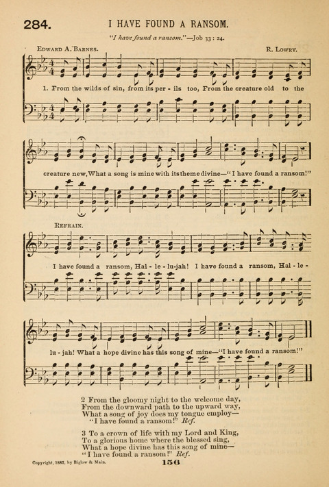 Our Glad Hosanna: for the service of Song in the Sunday School, the Social Gathering, and the Prayer Meeting page 156