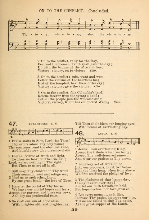 Our Glad Hosanna: for the service of Song in the Sunday School, the Social Gathering, and the Prayer Meeting page 29