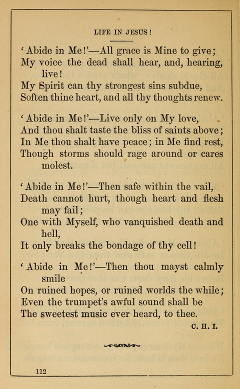 One Hundred Choice Hymns: in large type page 112