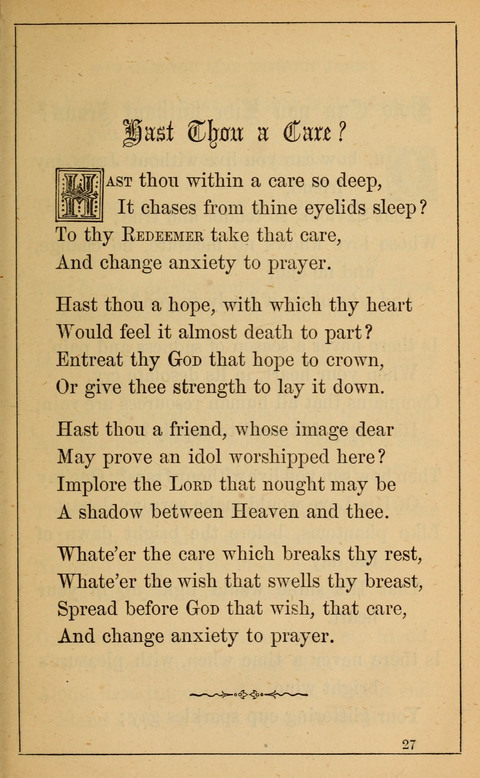 One Hundred Choice Hymns: in large type page 27