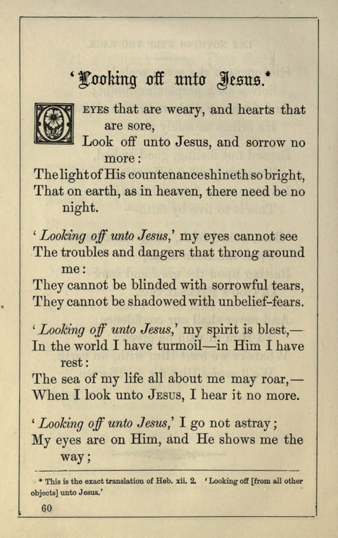 One Hundred Choice Hymns: in large type page 60