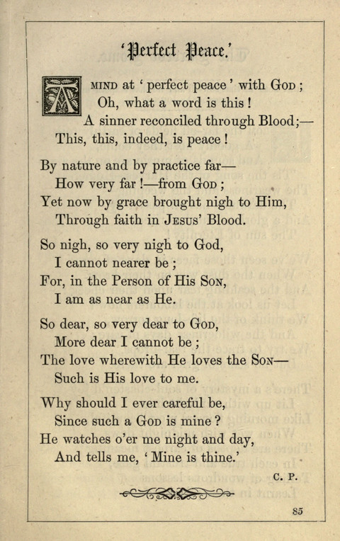 One Hundred Choice Hymns: in large type page 85