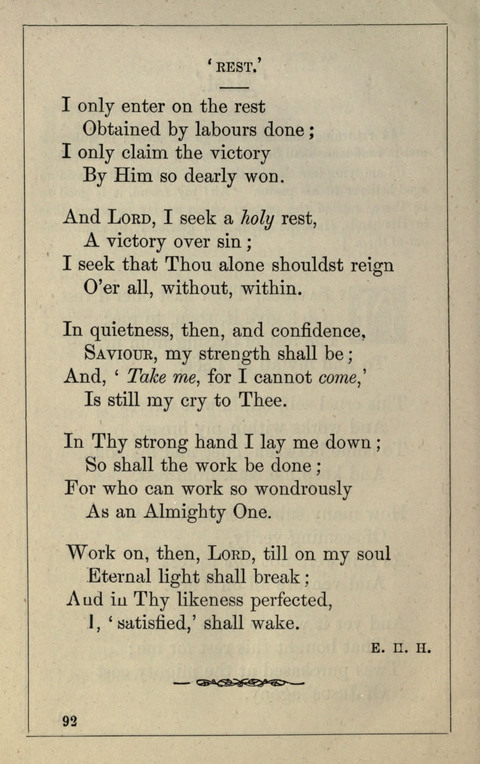 One Hundred Choice Hymns: in large type page 92