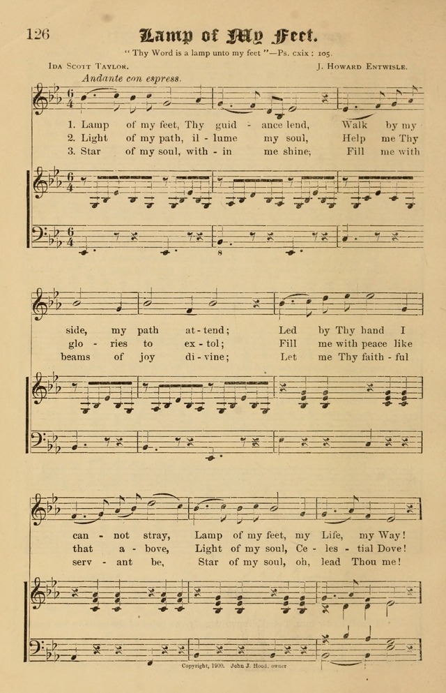 Our Hymns: compiled for use in the services of the Baptist Temple page 126