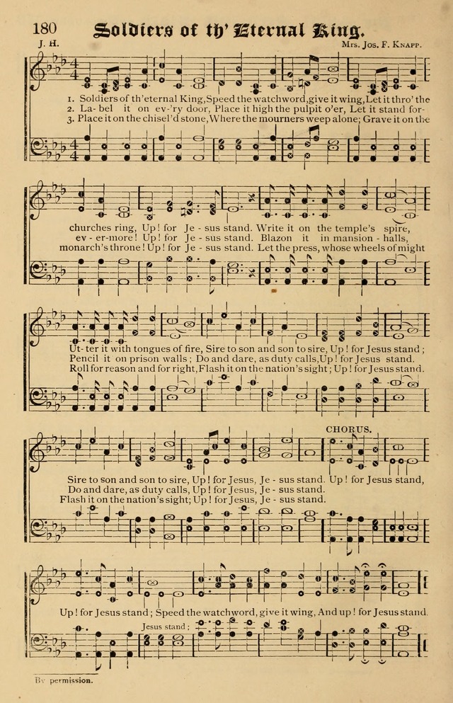 Our Hymns: compiled for use in the services of the Baptist Temple page 180
