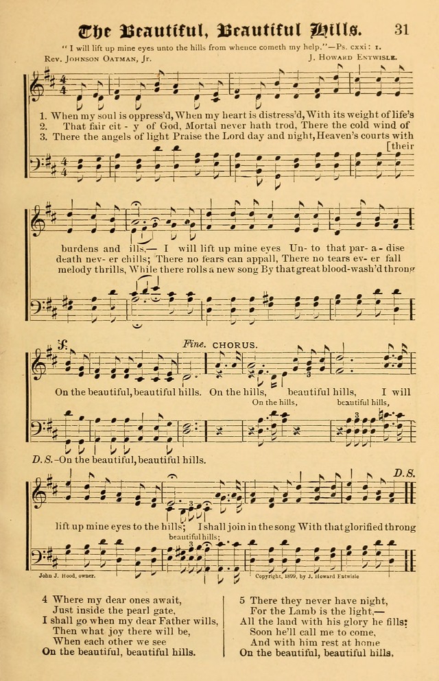 Our Hymns: compiled for use in the services of the Baptist Temple page 31