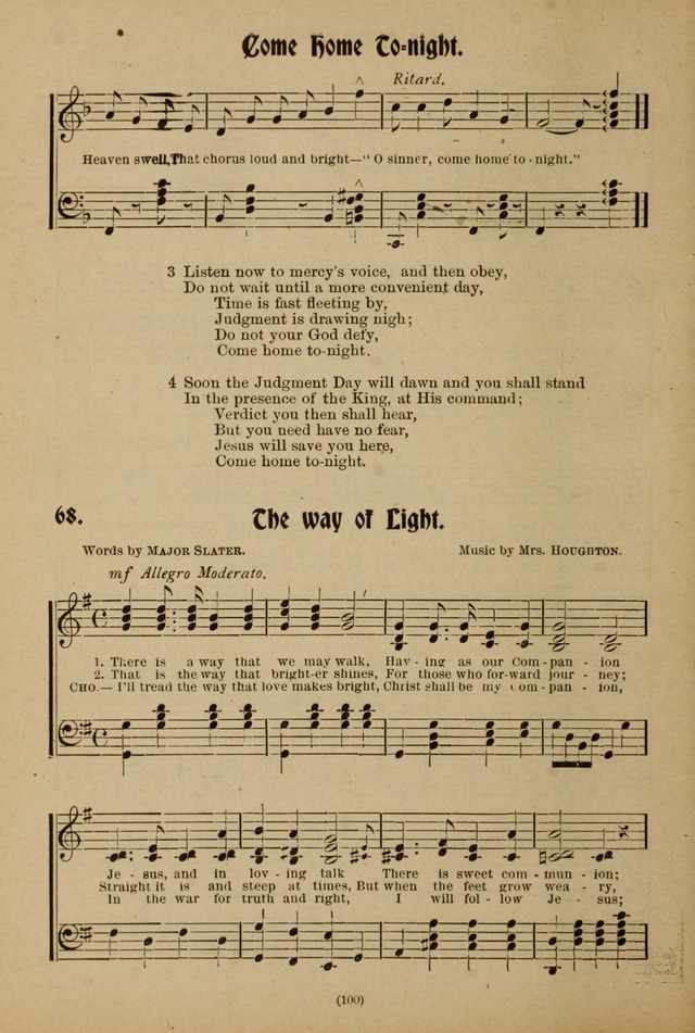 One Hundred Favorite Songs and Music: of the Salvation Army page 105