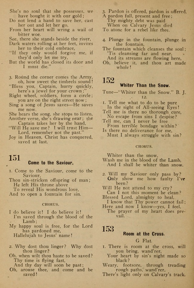One Hundred Favorite Songs and Music: of the Salvation Army page 171